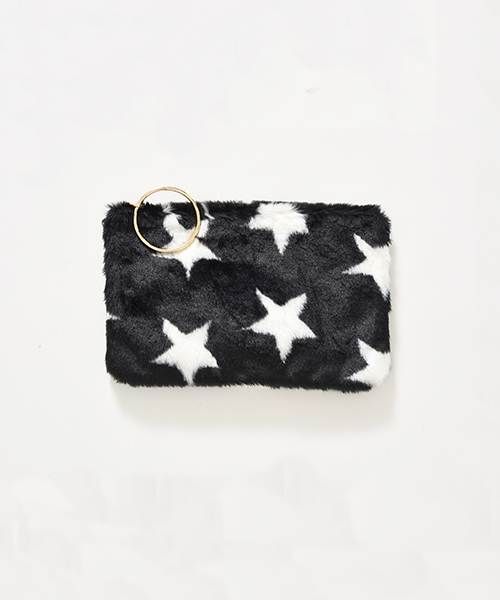 LIPSTAR（リップスター）の「STARファークラッチバッグ（クラッチバッグ・レディース・ホワイト系その他/ブラック系その他・M(2)）」の7枚目の写真