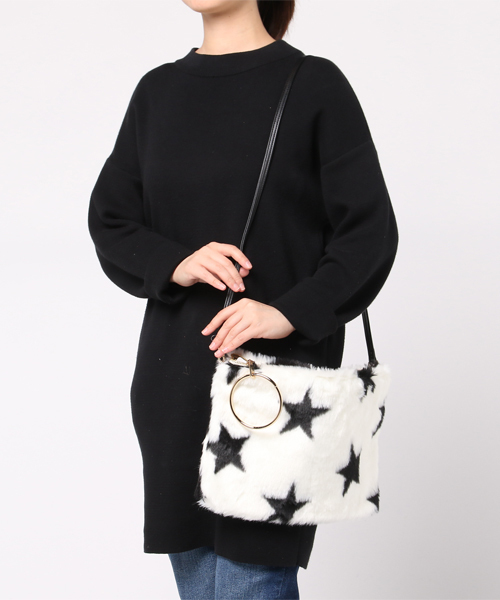 LIPSTAR（リップスター）の「STARファークラッチバッグ（クラッチバッグ・レディース・ホワイト系その他/ブラック系その他・M(2)）」の9枚目の写真