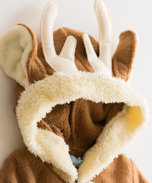 Catherine Cottage（キャサリンコテージ）の「クリスマス もこもこワンピース（ワンピース・キッズ・ブラウン系その他2/レッド系その他2・80/90/95/70/100/120/110/130）」の7枚目の写真