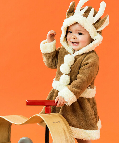 Catherine Cottage（キャサリンコテージ）の「クリスマス もこもこワンピース（ワンピース・キッズ・ブラウン系その他2/レッド系その他2・80/90/95/70/100/120/110/130）」の20枚目の写真