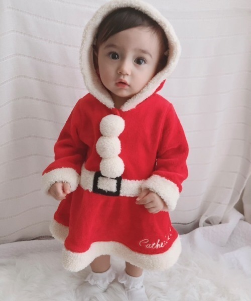 Catherine Cottage（キャサリンコテージ）の「クリスマス もこもこワンピース（ワンピース・キッズ・ブラウン系その他2/レッド系その他2・80/90/95/70/100/120/110/130）」の22枚目の写真