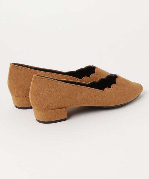 salle de bal（サルデバル）の「スカラップチャンキーヒール（パンプス・レディース・ブラック/レッド/ブラウン・S/M/L）」の6枚目の写真