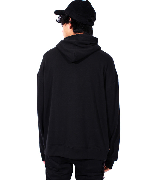 ８(eight)（エイト）の「切替 プルオーバー パーカー スウェット（パーカー・メンズ・ホワイト/ブラック・MEDIUM/LARGE）」の4枚目の写真