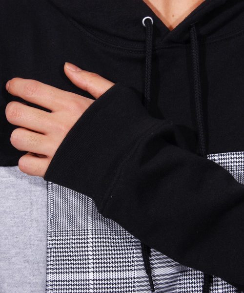 ８(eight)（エイト）の「切替 プルオーバー パーカー スウェット（パーカー・メンズ・ホワイト/ブラック・MEDIUM/LARGE）」の19枚目の写真