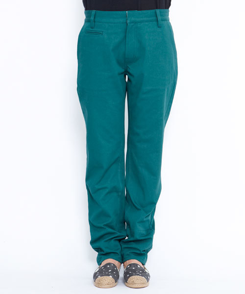 X-girl(エックスガール)の「TAPERED TWILL PANTS(カーゴパンツ・レディース・ブラック/ベージュ/ピンク/グリーン/ネイビー/ライトブルー・0/1/2)」の3枚目の写真