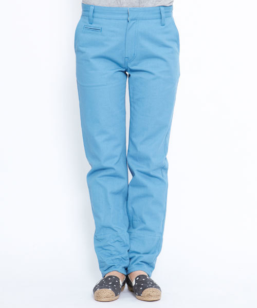 X-girl(エックスガール)の「TAPERED TWILL PANTS(カーゴパンツ・レディース・ブラック/ベージュ/ピンク/グリーン/ネイビー/ライトブルー・0/1/2)」の4枚目の写真