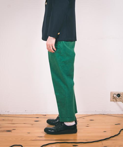 UNITED ARROWS & SONS（ユナイテッドアローズアンドサンズ）の「UNITED ARROWS & SONS（ユナイテッドアローズ＆サンズ）TEQUILA TROUSERS（その他パンツ・メンズ・ダークグレー/イエロー/ケリー・LARGE/MEDIUM/SMALL/X-LARGE）」の9枚目の写真