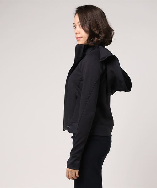 UNDER ARMOUR（アンダーアーマー）の「レディース ライフスタイルパーカー / スペーサーフルジップ（パーカー・レディース・ブラック・S/M/L/XL）」の6枚目の写真