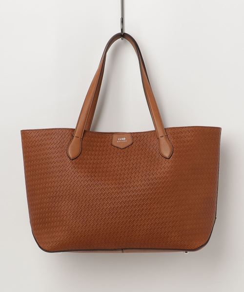 【極美品】FARO ファーロ FABIO MOUSSE トートバッグ ブラウン FARO FABIO M OKINAWA / ファビオ M オキナワ 極美品】FARO ファーロ