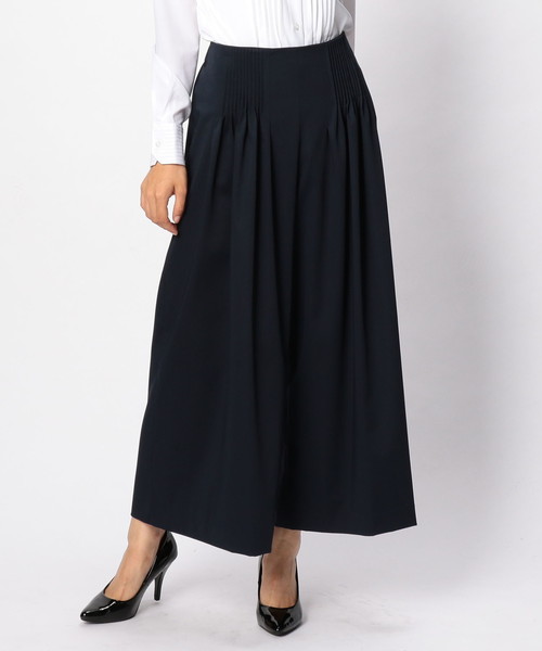 NARACAMICIE（ナラカミーチェ）の「ピンタックワイドパンツ（その他パンツ・レディース・ネイビー/ブラウン/グレー・MEDIUM）」の7枚目の写真