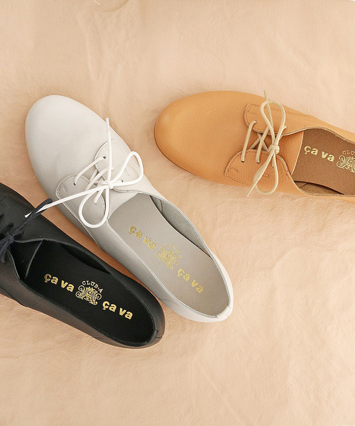cava cava（サヴァサヴァ）の「〈cava cava (サヴァサヴァ)〉　レースアップシューズ（パンプス・レディース・ホワイト/ブラック/ベージュ・22.5cm/23.5cm/24.5cm/23.0cm/24.0cm）」の12枚目の写真