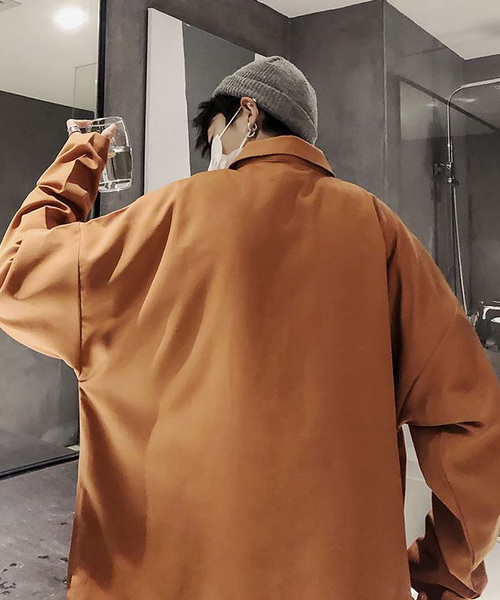 neos（ネオス）の「【neos -addictive design-】ビッグシルエット ハーフジップ アノラックシャツ（シャツ/ブラウス・メンズ・ブラック/ネイビー/グレー/ワインレッド/モカ・MEDIUM/LARGE）」の20枚目の写真