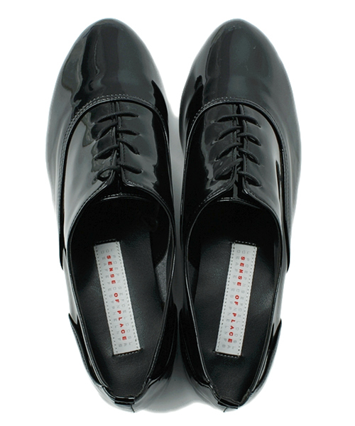 SENSE OF PLACE by URBAN RESEARCH(センスオブプレイスバイアーバンリサーチ)の「エナメルレースUPシューズ (その他シューズ・レディース・ネイビー/ブラック/ベージュ/グリーン/イエロー/ブロンズ・37/36/38)」の13枚目の写真