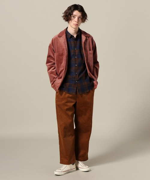 417 EDIFICE（フォーワンセブンエディフィス）の「INDIGO レギュラーシャツ（シャツ/ブラウス・メンズ・カーキ/ウッド・SMALL/MEDIUM/LARGE/X-LARGE）」の5枚目の写真