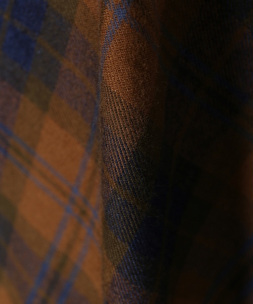 417 EDIFICE（フォーワンセブンエディフィス）の「INDIGO レギュラーシャツ（シャツ/ブラウス・メンズ・カーキ/ウッド・SMALL/MEDIUM/LARGE/X-LARGE）」の9枚目の写真