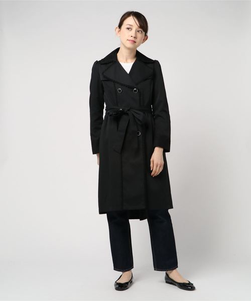 axes femme（アクシーズファム）の「ベルト付トレンチコート