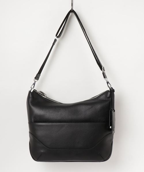 PELLE MORBIDA(ペッレモルビダ)の「MAIDEN VOYAGE(メイデン ボヤージュ)エディターズバック(ショルダーバッグ・メンズ・ブラック/ベージュ/ネイビー・FREE)」の8枚目の写真
