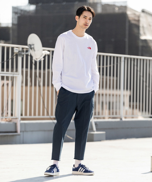 THE NORTH FACE（ザノースフェイス）の「THE NORTH FACE/ザ・ノースフェイス LS THROWBACK T（Tシャツ/カットソー・メンズ・ホワイト/ブラック・L/XL/M/S）」の15枚目の写真