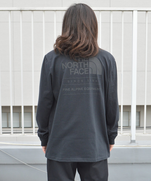 THE NORTH FACE（ザノースフェイス）の「THE NORTH FACE/ザ・ノースフェイス LS THROWBACK T（Tシャツ/カットソー・メンズ・ホワイト/ブラック・L/XL/M/S）」の4枚目の写真