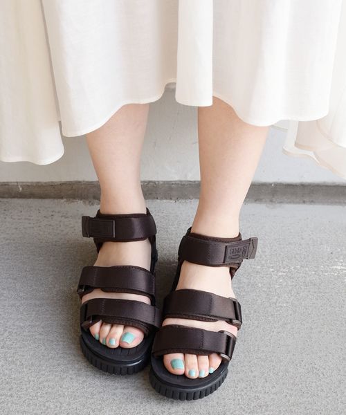 SHAKA（シャカ）の「SHAKA:【SHIPS別注】 NEO BUNGY◇（サンダル・レディース・オフホワイト/ブラック/ブラウン・50/60/70）」の3枚目の写真