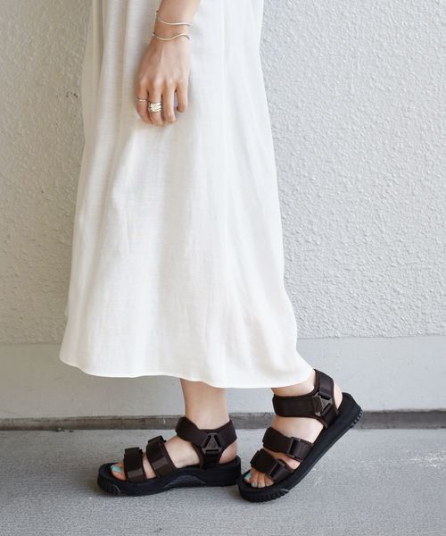 SHAKA（シャカ）の「SHAKA:【SHIPS別注】 NEO BUNGY◇（サンダル・レディース・オフホワイト/ブラック/ブラウン・50/60/70）」の9枚目の写真