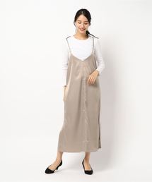 YECCA VECCA | ・サテンキャミワンピ-ス(ワンピース)