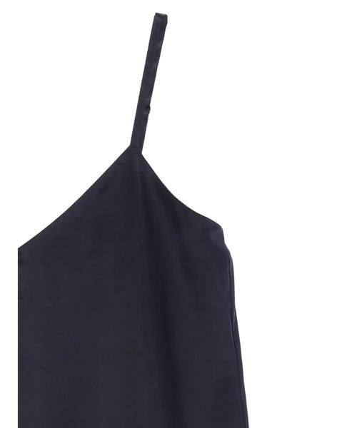 YECCA VECCA（イェッカヴェッカ）の「・サテンキャミワンピ-ス（ワンピース・レディース・ベージュ/ネイビー・FREE）」の11枚目の写真