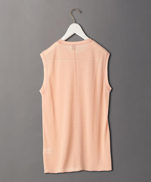 6（ロク）の「＜6(ROKU)＞SHEER LOCK NO SLEEVE PULLOVER