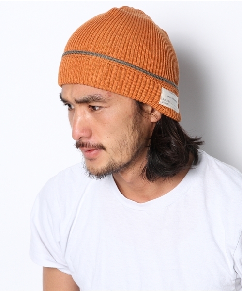 BEAMS(ビームス)の「BEAMS / ミリタリー ライン ワッチキャップ(ニットキャップ/ビーニー・メンズ・グレー/チャコールグレー/オレンジ/グリーン/ネイビー・ONE SIZE)」の11枚目の写真