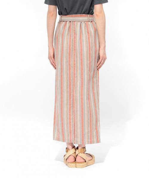 LAKOLE（ラコレ）の「コットンリネンイージースカート / LAKOLE（スカート・レディース・ブラック/ベージュ/ライトブラウン・SMALL/MEDIUM）」の12枚目の写真