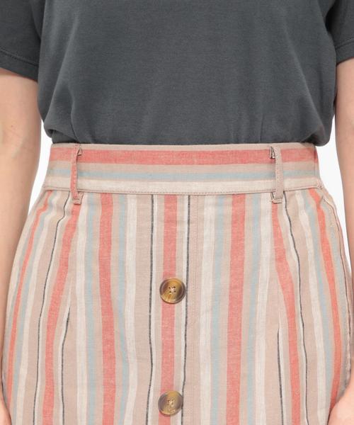 LAKOLE（ラコレ）の「コットンリネンイージースカート / LAKOLE（スカート・レディース・ブラック/ベージュ/ライトブラウン・SMALL/MEDIUM）」の14枚目の写真