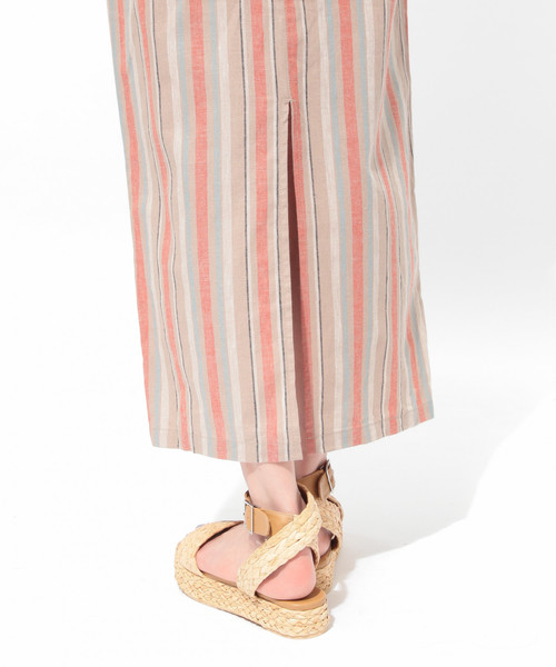 LAKOLE（ラコレ）の「コットンリネンイージースカート / LAKOLE（スカート・レディース・ブラック/ベージュ/ライトブラウン・SMALL/MEDIUM）」の6枚目の写真