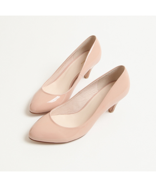 alfredoBANNISTER LADY`S（アルフレッドバニスターレディース）の「AU/ﾗｳﾝﾄﾞﾌﾟﾚｰﾝﾊﾟﾝﾌﾟｽ（パンプス・レディース・ブラック/ピンクベージュ/オレンジ/イエロー/ピンクゴールド・36/38/35/39/37/40/34）」の4枚目の写真