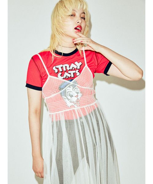 jouetie（ジュエティ）の「ランジェリーチュールワンピース（ワンピース・レディース・ブラック/オフホワイト/ピンク/ライトグリーン・MEDIUM）」の13枚目の写真