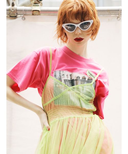 jouetie（ジュエティ）の「ランジェリーチュールワンピース（ワンピース・レディース・ブラック/オフホワイト/ピンク/ライトグリーン・MEDIUM）」の16枚目の写真