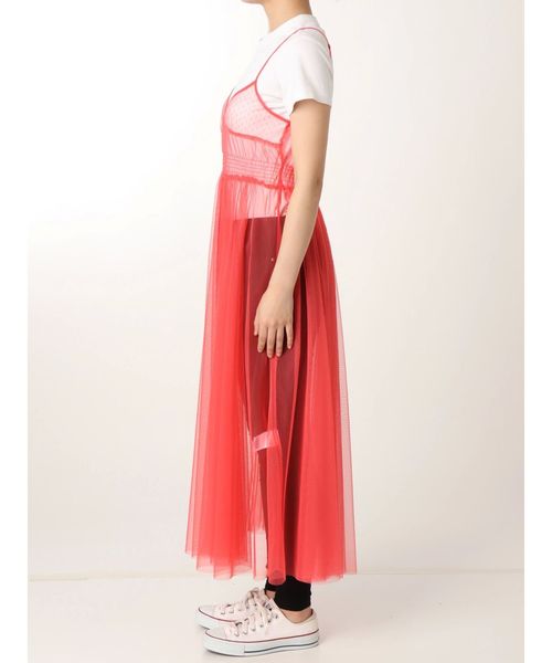 jouetie（ジュエティ）の「ランジェリーチュールワンピース（ワンピース・レディース・ブラック/オフホワイト/ピンク/ライトグリーン・MEDIUM）」の10枚目の写真