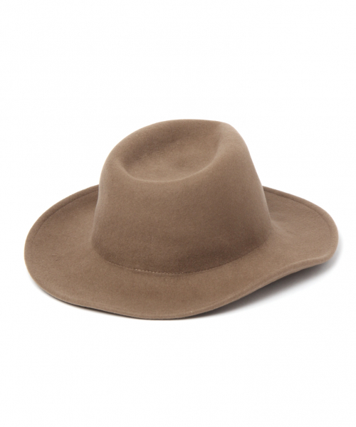 BAYFLOW(ベイフロー)の「フェルトハット(ハット・レディース・ブラウン系その他/ライトベージュ・FREE)」の5枚目の写真