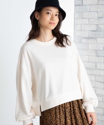 WEGO | WEGO/カットリブショートスウェット(スウェット)