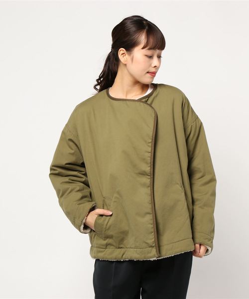 laguagem MILITARY SHORT JK➕moussyニット ジャケット・アウター