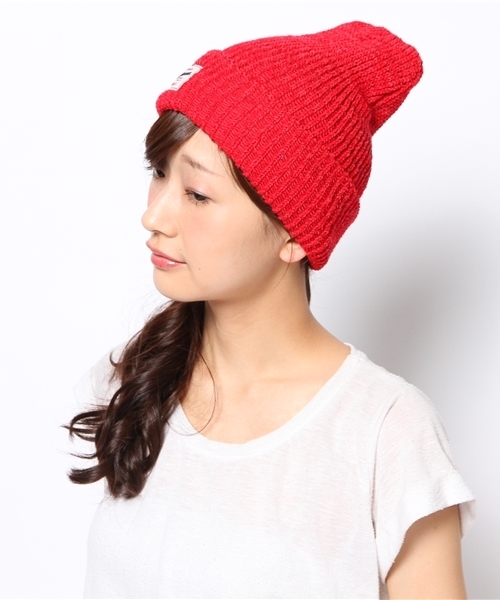 HYSTERIC GLAMOUR（ヒステリックグラマー）の「ミックスヤーンワッチキャップ（ニットキャップ/ビーニー・レディース・レッド/ブルー/ネイビー/トップグレー・FREE）」の7枚目の写真