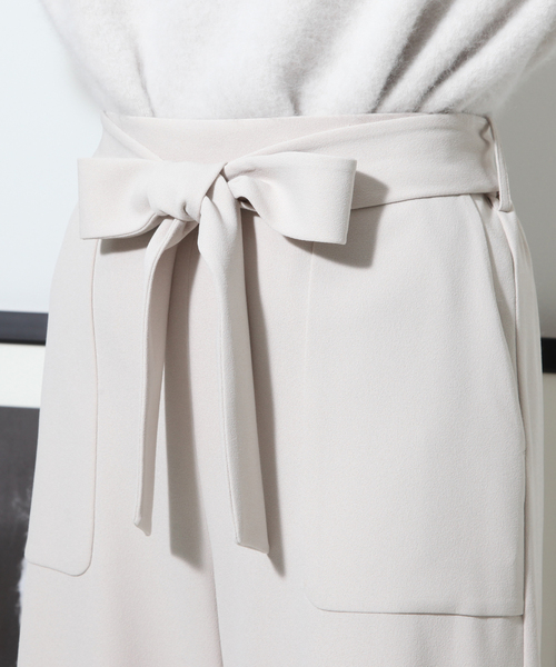 Tiara（ティアラ）の「アウトポケットストレートワイドパンツ（その他パンツ・レディース・ネイビー/グレー系その他/ブラック・S/M）」の8枚目の写真