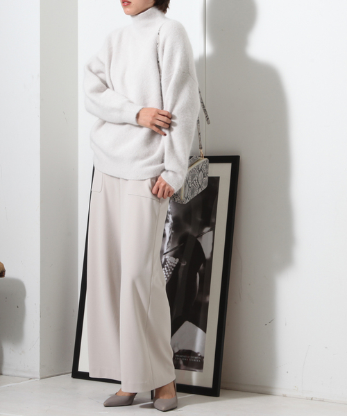 Tiara（ティアラ）の「アウトポケットストレートワイドパンツ（その他パンツ・レディース・ネイビー/グレー系その他/ブラック・S/M）」の11枚目の写真