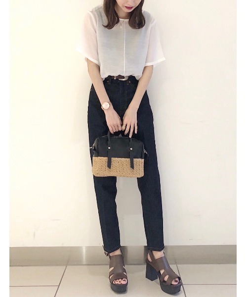 PAGEBOY(ページボーイ)の「ドレスジーンズ(デニムパンツ・レディース・ライトブルー/インディゴブルー/ブルー/ライトベージュ/ダークインディゴブルー/ブラック系その他・28inch/24inch/25inch/26inch/27inch)」の22枚目の写真