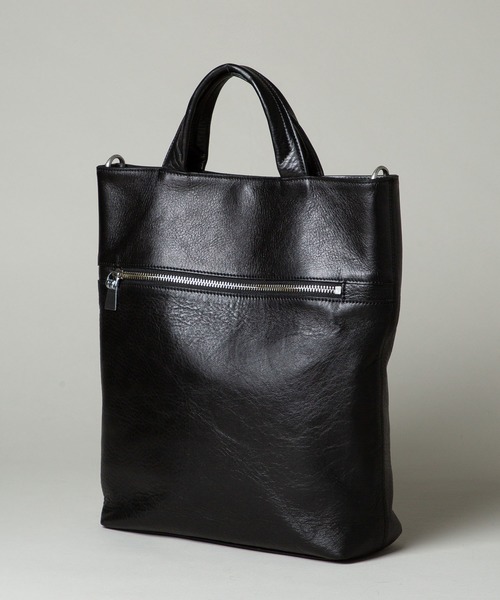 ✩美品✩アニアリ aniary 2way ショルダー トート バッグ レザー 黒 aniary（アニアリ）の「【aniary】レザー2way ショルダーバック