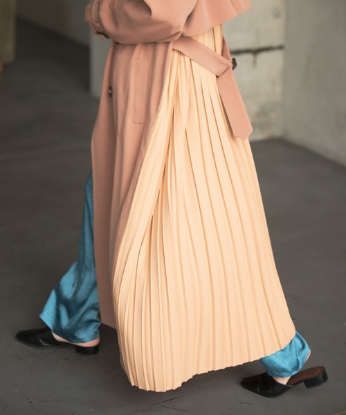 Aunt Marie's(アントマリーズ)の「AUNT MARIE'S バックプリーツトレンチコート(トレンチコート・レディース・ベージュ/ナチュラル・FREE)」の15枚目の写真