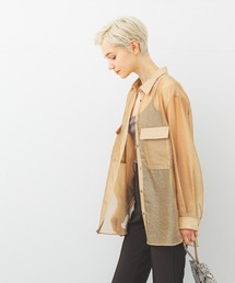 STUDIOUS | 【STUDIOUS】シアー バックスリットオーバーシャツ(シャツ/ブラウス)