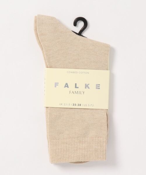 FALKE(ファルケ)の「【FALKE】47675 FAMILY SOCK WOMEN(ソックス/靴下)」|ベージュ