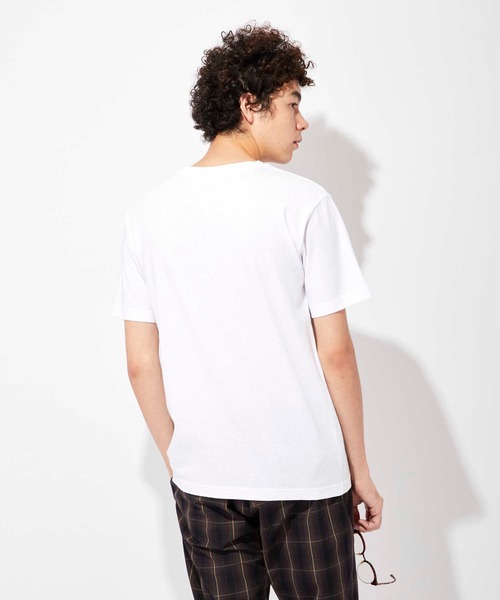 Champion（チャンピオン）の「【Champion】USAコットン無地VネックポケットＴシャツ（Tシャツ/カットソー・メンズ・ブラック/ホワイト/ネイビー・S/XL/L/M）」の6枚目の写真