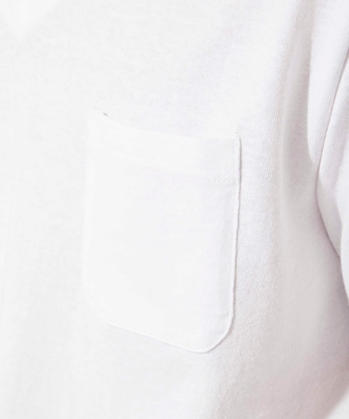 Champion（チャンピオン）の「【Champion】USAコットン無地VネックポケットＴシャツ（Tシャツ/カットソー・メンズ・ブラック/ホワイト/ネイビー・S/XL/L/M）」の9枚目の写真