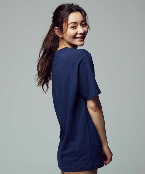 Champion（チャンピオン）の「【Champion】USAコットン無地VネックポケットＴシャツ（Tシャツ/カットソー・メンズ・ブラック/ホワイト/ネイビー・S/XL/L/M）」の20枚目の写真